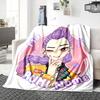 Custom Name Cat Friends Adventure Party Blanket For Couch Bed Plush Cozy Fuzzy Blanket Super Soft Warm Blankets For Fall And Winter 0916192