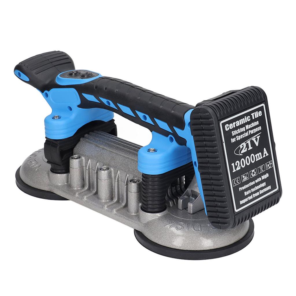 Вибратор для плитки с регулируемой мощностью и двойной присоской, экономящий усилия при укладке плитки
