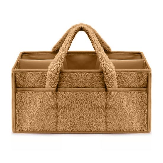 Корзина для хранения Yousheng, органайзер для детских подгузников с ручкой, большая вместимость, несколько отделений, контейнер для принадлежностей для новорожденных