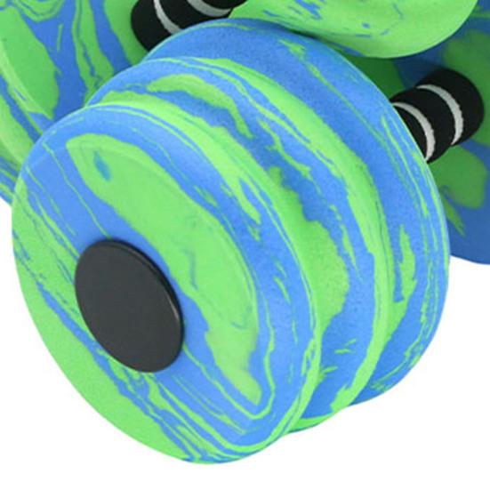 1/2Pcs Water Sports Dumbbells Water Workouts Easy Grip Foam Barbells High-density EVA Fitness Dumbbells