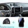 Предназначен для Porsche Cayenne 2010-2014 2015 Держатель для телефона Автомобильное магнитное крепление Умное определение Беспроводная зарядка Однокнопочное освобождение Qi