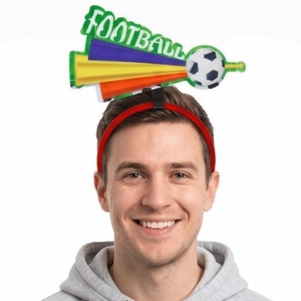 Charming Design Soccer Fan Headband Plastic Party Decoration Headband  Photo Props