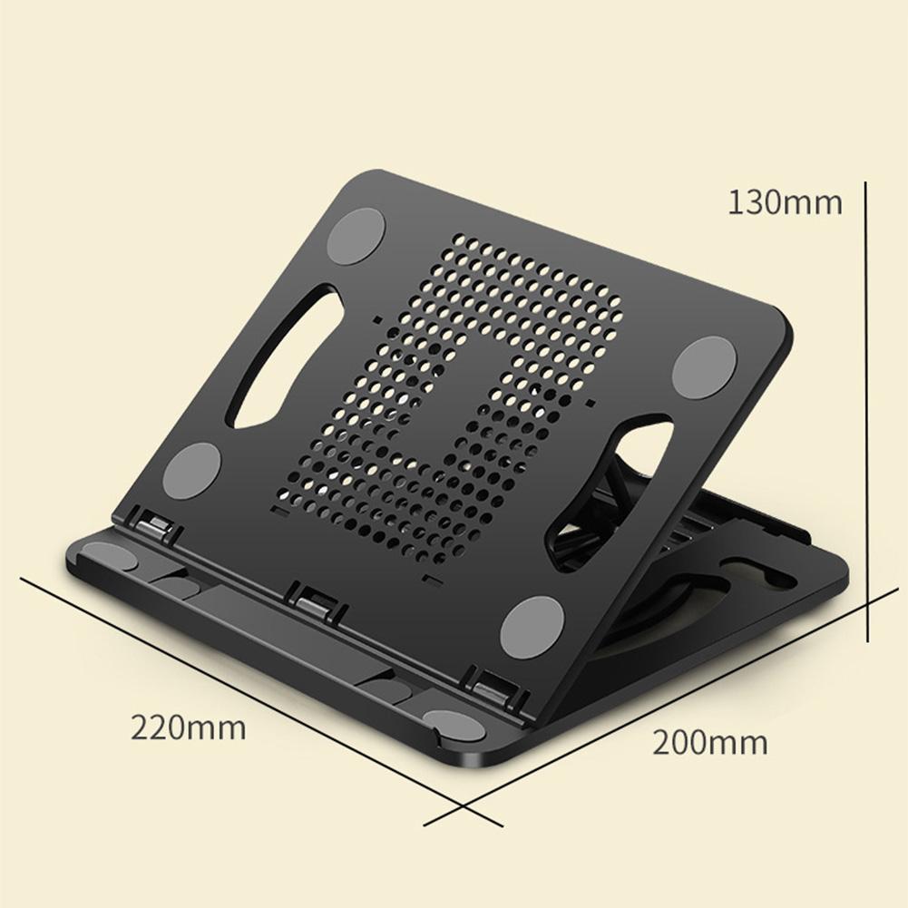 Notebook Stand 8 Levels Angle Adjustable Portable Foldable Laptop Support Stand Ergonomic Laptop Stand Riser for 14 in Laptop