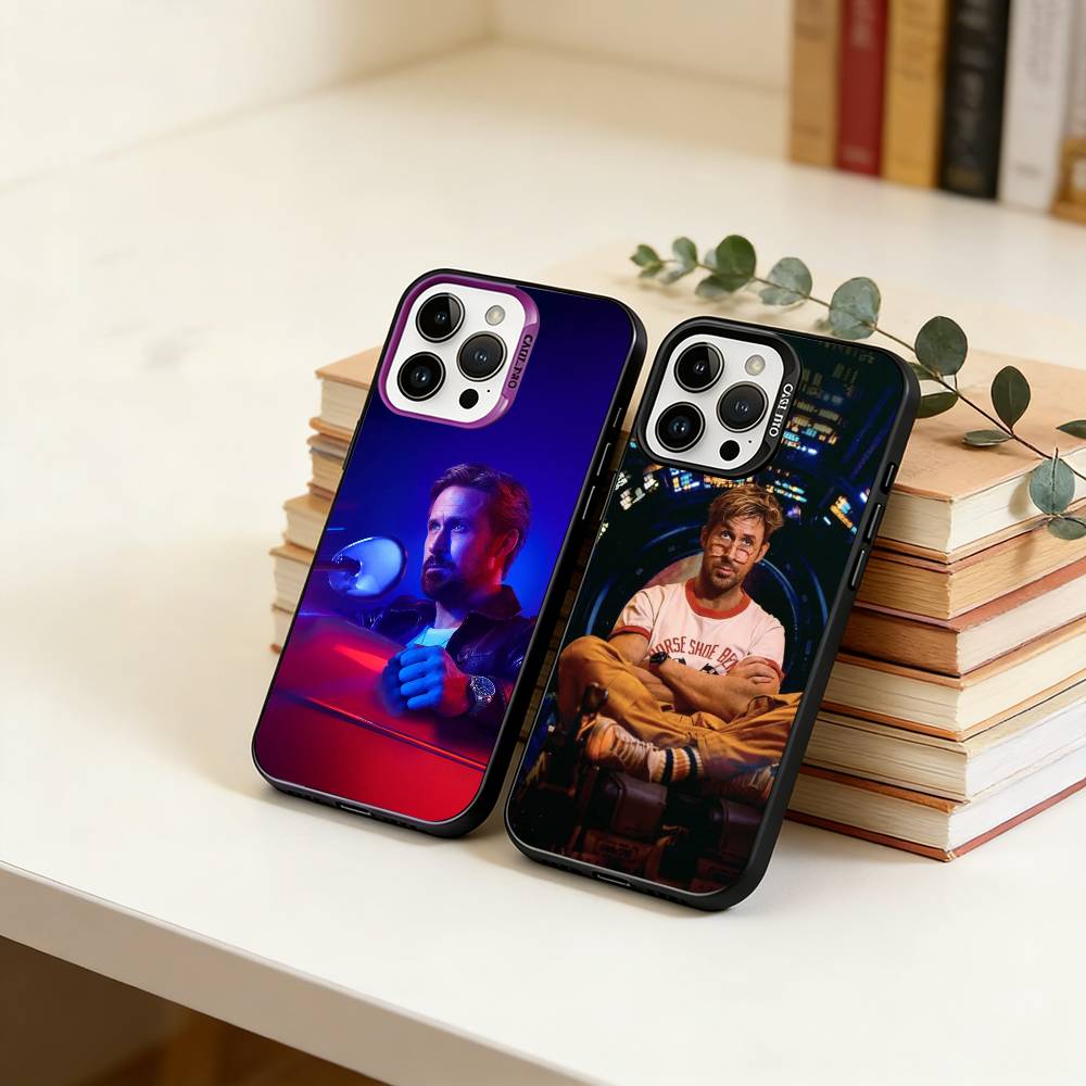 R-Райан Гослинг Чехол для телефона для iPhone 17,16,15,14,13,12,11 Plus,Pro Max,XS,Цветной Посеребренный Внутренний Чехол