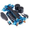 TRZX Alloy and Carbon RC Chassis Shaft Drive Touring Car Body Frame Kit 1/10 Tamiya TT02 Upgrade Parts