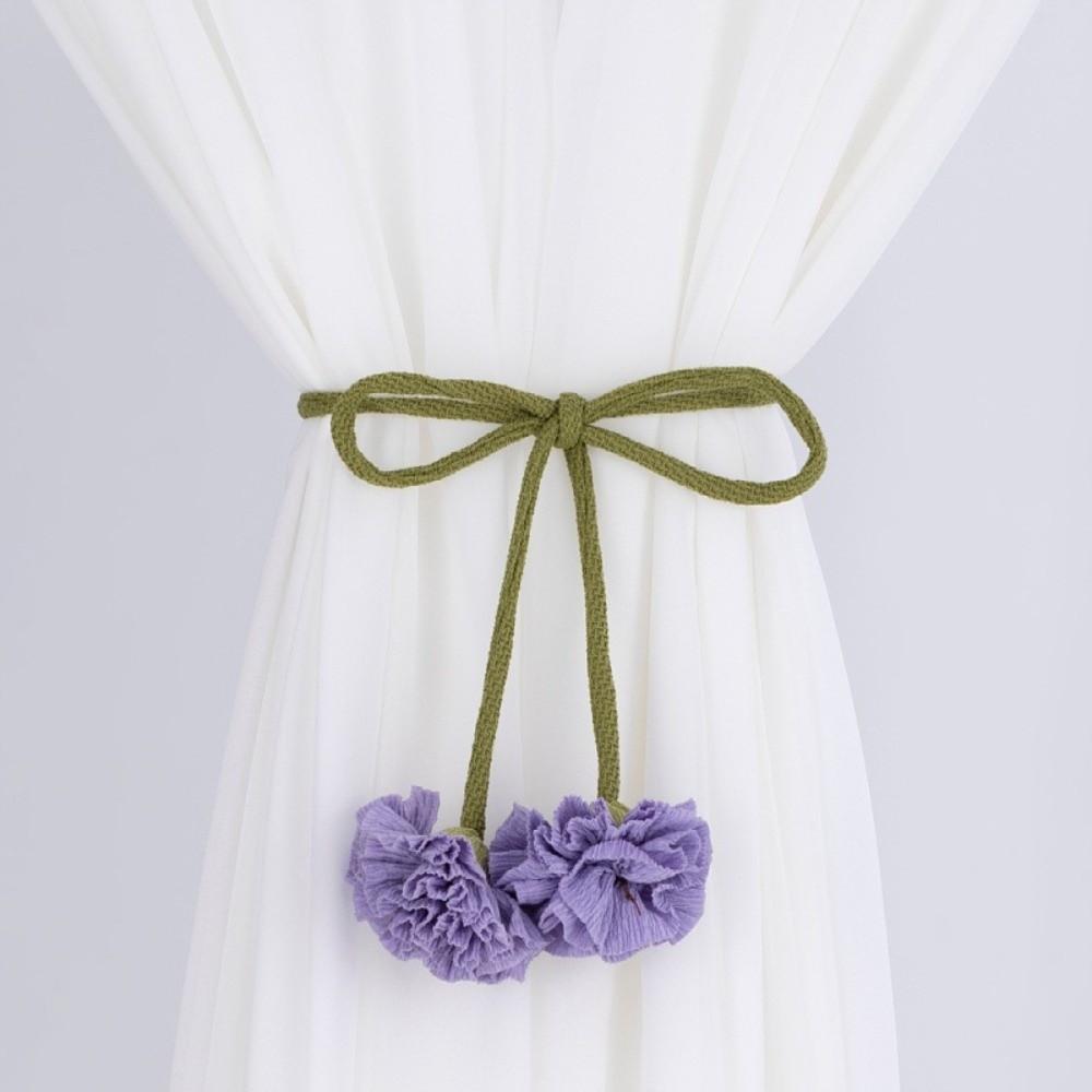 Beautifully Curtain Buckle Decorative Curtain Binding Carnation Curtain Tie Rope Homestay Decor
