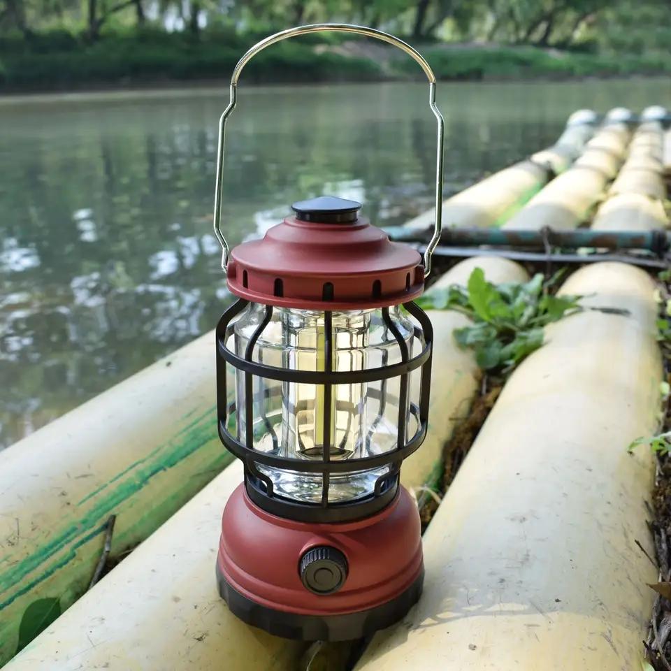 TAIKOO Mini Retro Tent Lamp Compact Size Portable Lantern Outdoor LED Camping Lights Lantern