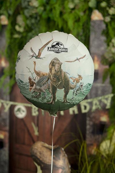 Balon Foliowy Pastylka Jurassic World Kolorowy 35X35Cm