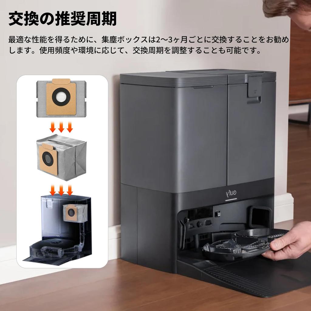 Anker Eufy Clean X8 Pro Omni Replacement Dust Box Paper Pack Anker Eufy Clean X8 Pro Omni Compatible Replacement Dust Box Consumables Set Replacement