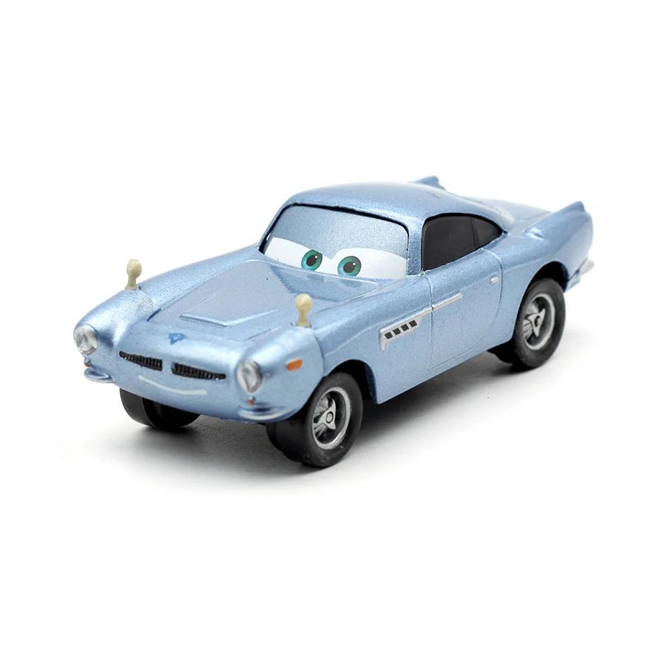 Коллекция моделей Disney Pixar Тачки Молния Маккуин Король 1:55 Литых Машинок Сплав Основная Машинка Игрушка Для Подарков На День Рождения