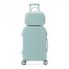 24-Inch Durable Leather Suitcase with Universal Wheels for Men & Women