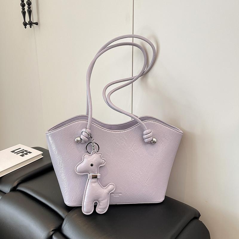 Color Solid Trendy Pu Bag Inner Zippered Compartments Classic Design Travel Bags