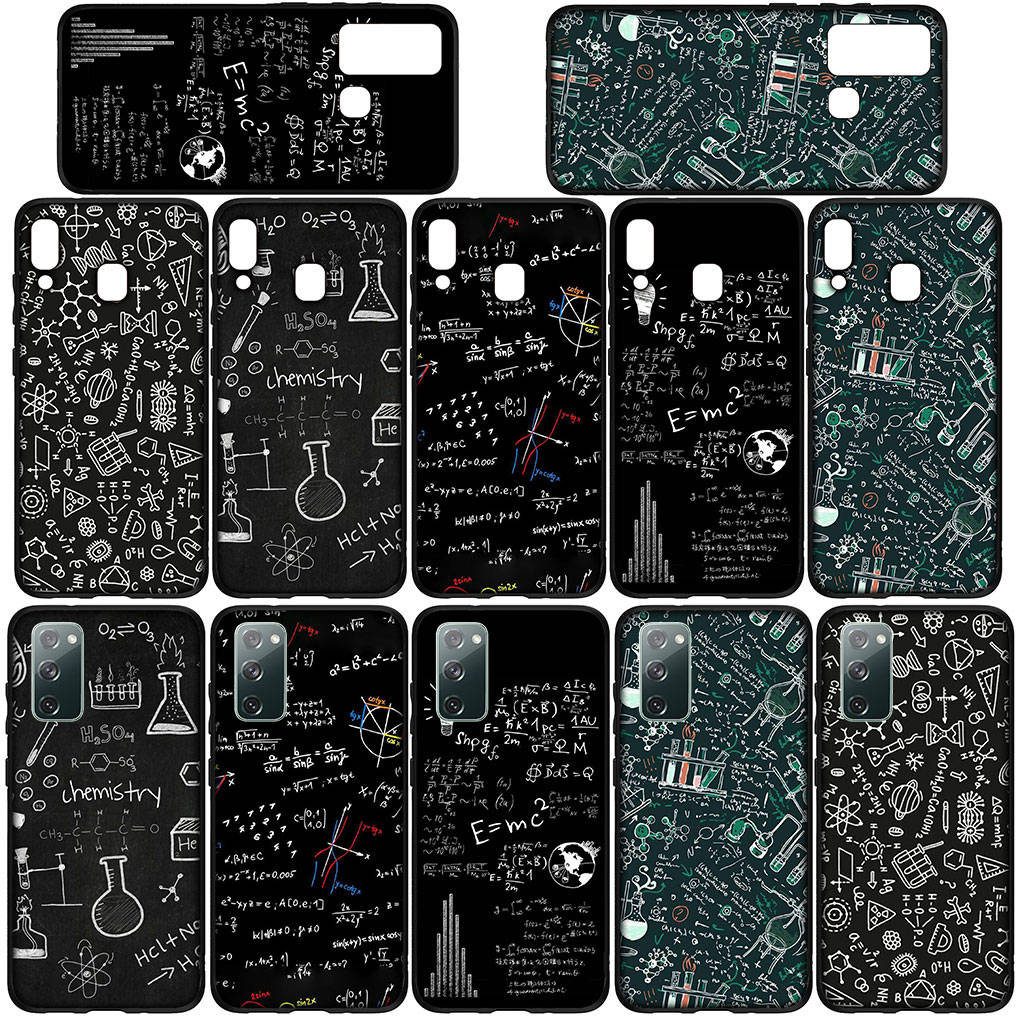 Для iPhone 16 15 Xiaomi Redmi Note 14 13 12 11 Pro Max X 8 16e Samsung Galaxy S25 S24 S23 Moto OPPO Huawei Chemical Maths Equation Formula Phone Case