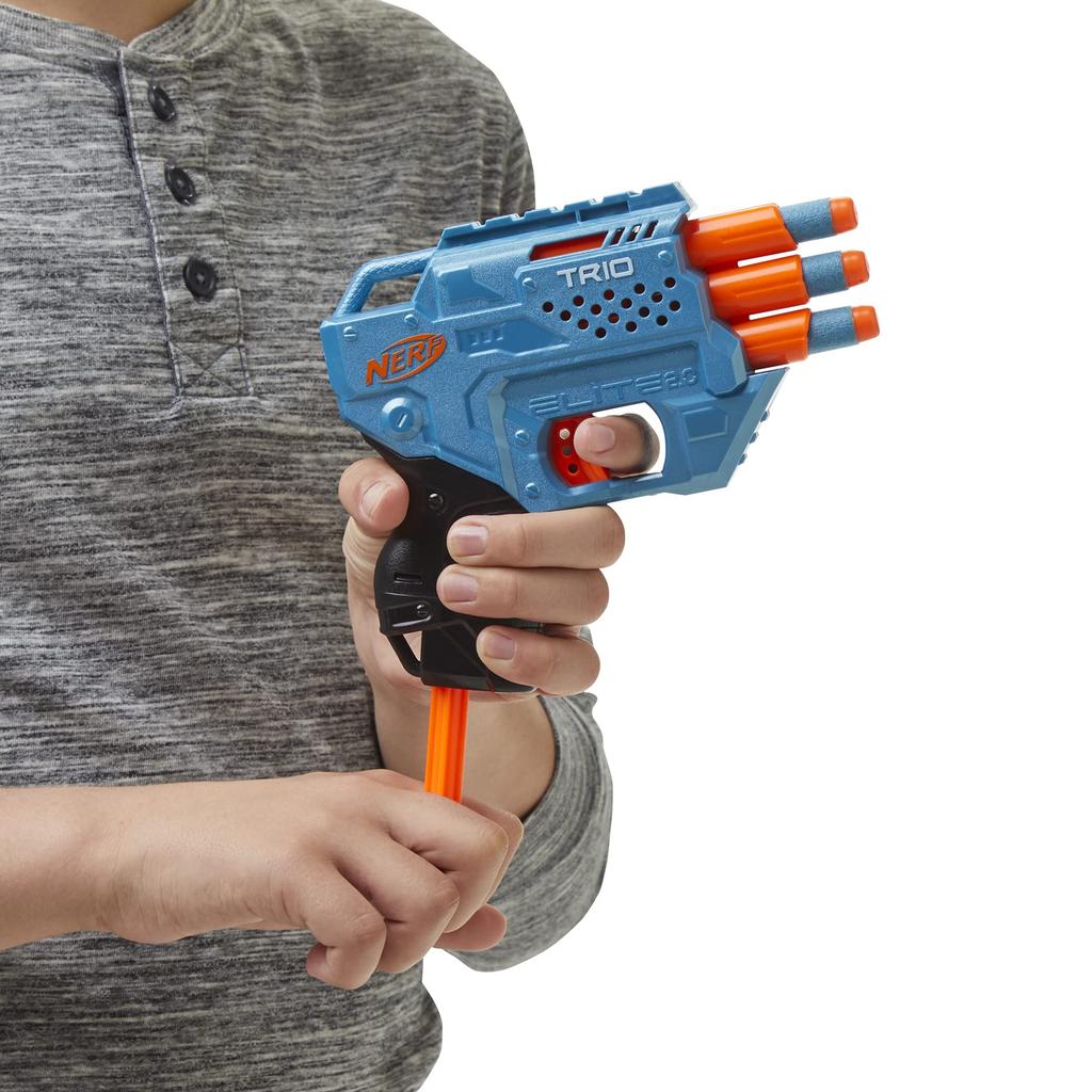 Hasbro Nerf Elite Trio Аутентичный E9954 Включает 6 официальных стрел и тактическую планку 2.0 TD-3