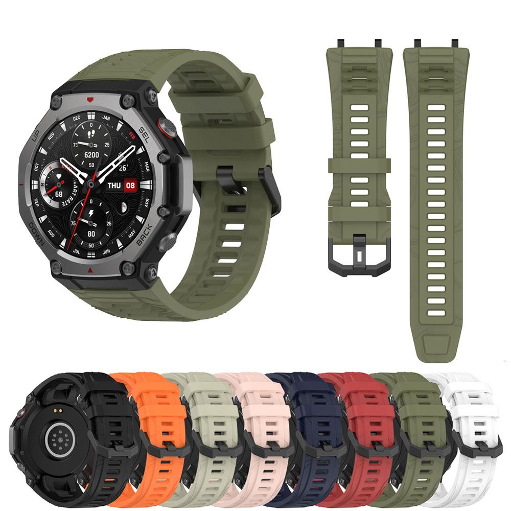 Strap For Amazfit T-Rex 3 SmartWatch Accessories Sport Replacement Original Silicone Bracelet correa Huami Amazfit T Rex3 band