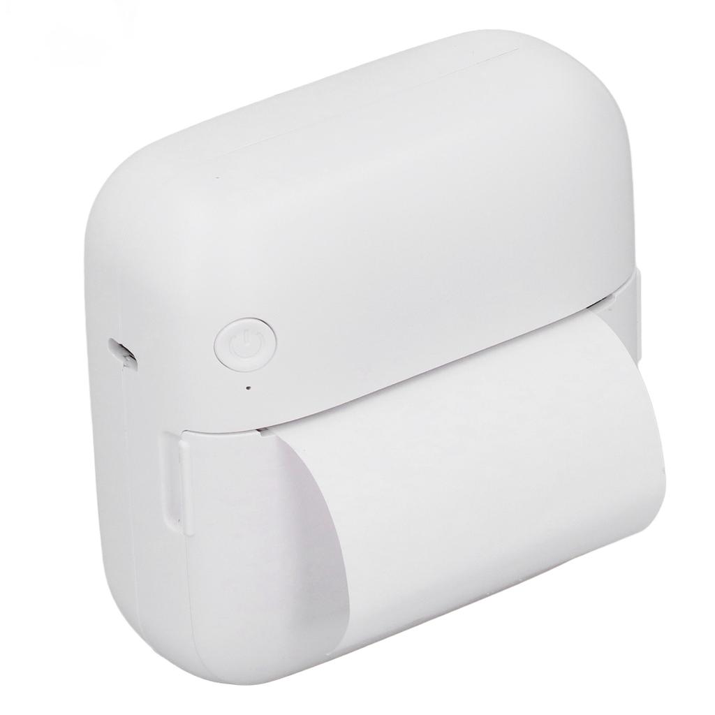 Мини-принтер Белый Мини Карманный Принтер Bluetooth Термопринтер Этикеток Для Фото Картины Домашнего Офиса