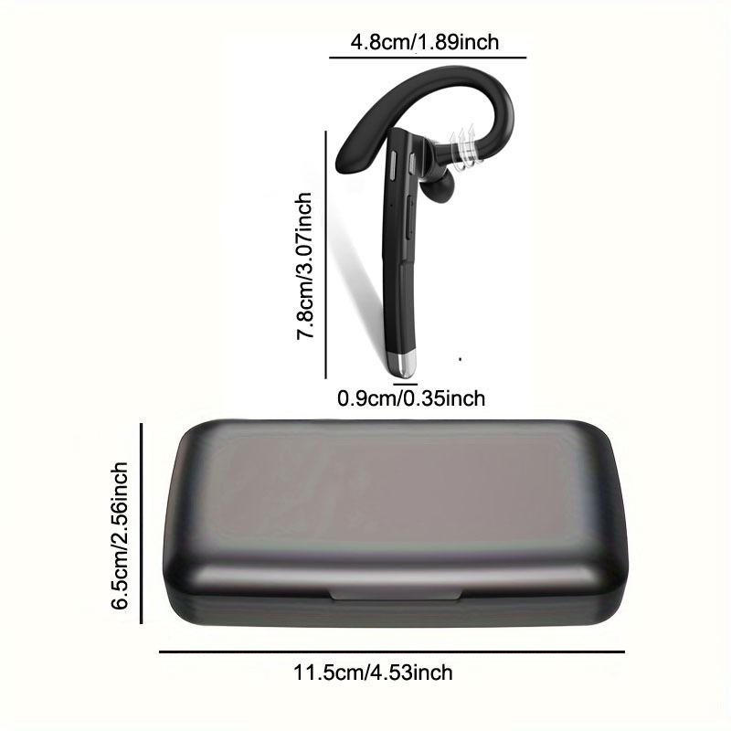 Wireless Earphones 6.1 - Stereo Headphones with Noise Canceling, HD Mic, and Handsfree Calling - Compatible with All Smartphones