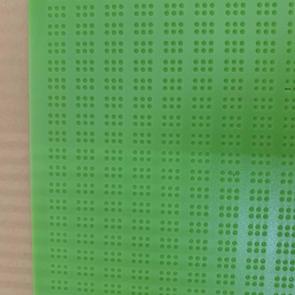Green Braille Writing Slate with Styluses, 9 Lines X 30 Cells