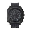 COPHA Replicant Men's Watch, Limited Edition, Square Analog Quartz Movement, Officially Imported, All Black with Black Rubber Strap