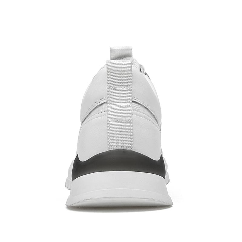 White Sneakers Men Elevator Shoes Heightening Shoes Height Increase Shoes For Men Women Shoes Height Shoes Insole 6Cm Tall Man