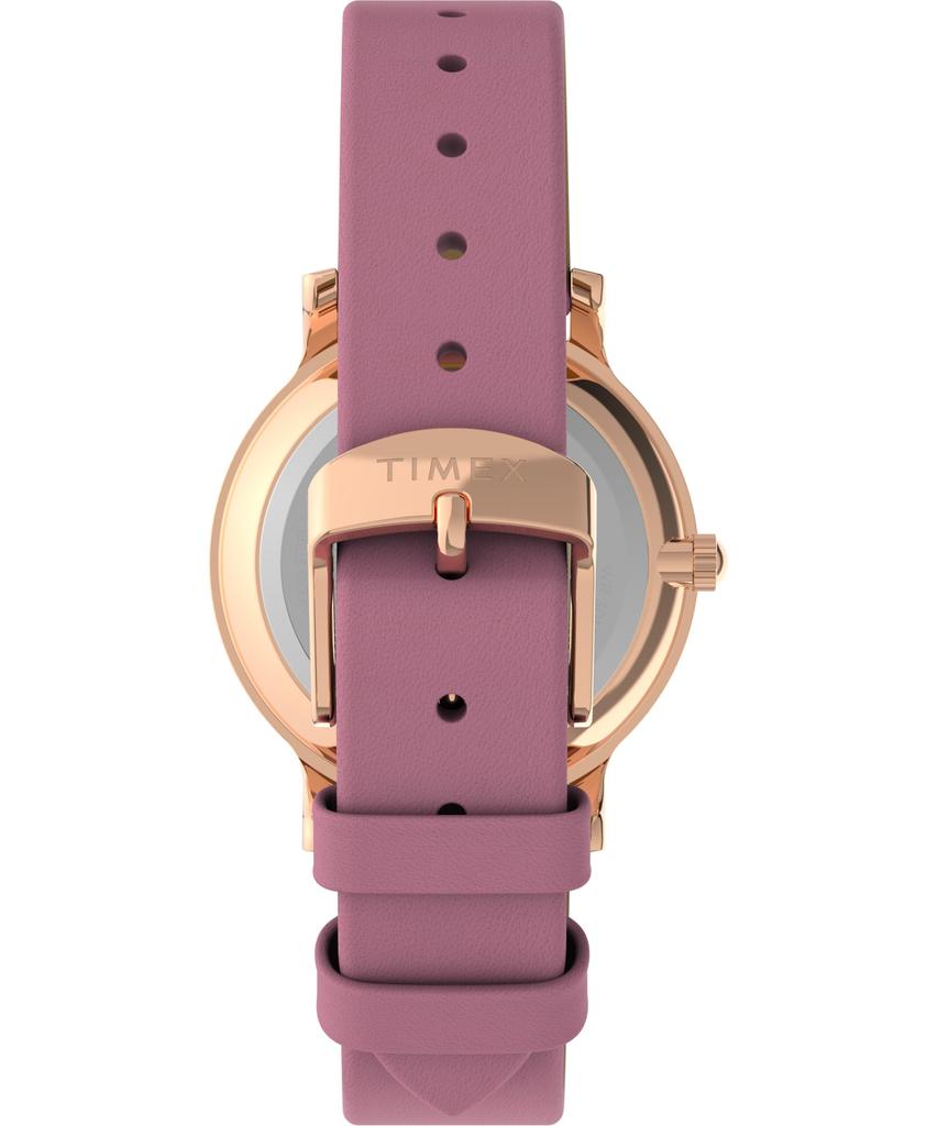 TIMEX Transcend Quartz 50M Water Resistant Mineral Glass Pink Gold Dial TW2V66900 Unisex