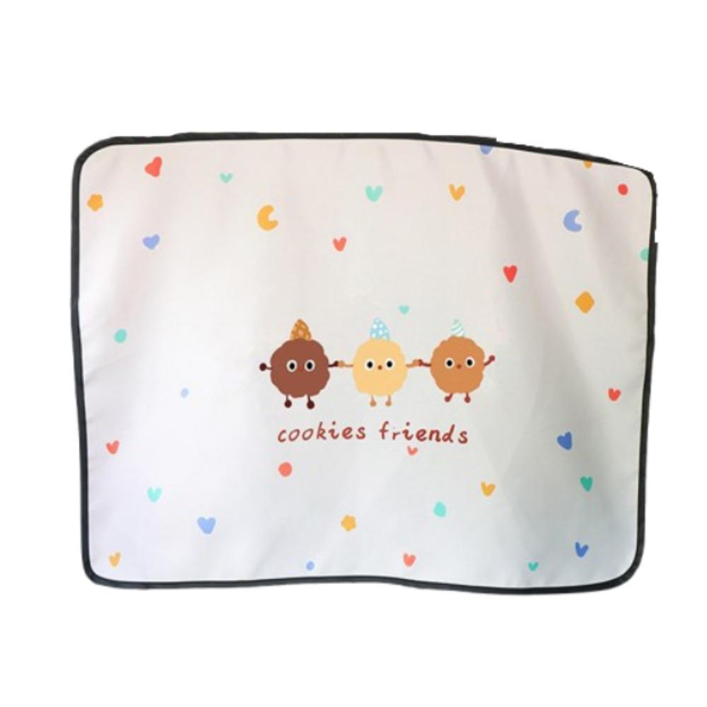 UV Protection Cartoon Car Curtain Embedded Rail Side Window Sunshade Cover  Rear Seat