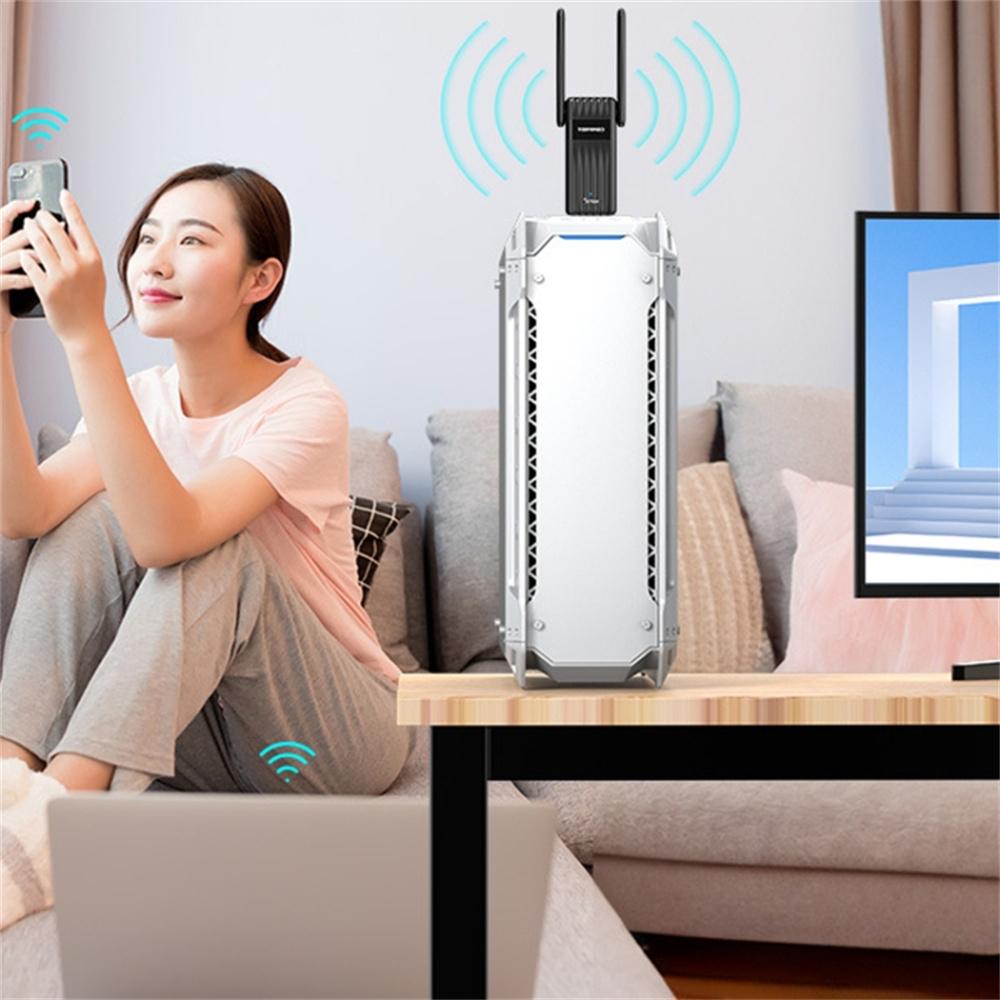 COMFAST CF-943F 900Mbps WiFi6 Bluetooth-compatible Network Card 2.4G/5G Dual Band USB Wireless Adapter