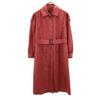 80s 90s Old Stainless Collar Coat T9 Red Series Women Used