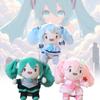 Очаровательный Милый Плюшевый Брелок-Подвеска Хацунэ Мику Пушистый Мультяшный Мягкий Плюшевый Кукла Розовый Зеленый Синий