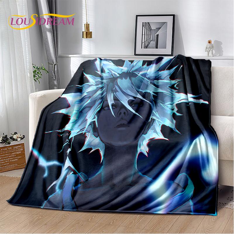 HxH Аниме Hunter×Hunter Мультфильм Мягкое Фланелевое Одеяло для Кроватей Спальни Дивана Пикника, Плед для Покрытия Наружного Отдыха Дневного Сна