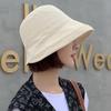 Однотонная шляпа от солнца с широкими полями, шляпа рыбака, модная панама, женская