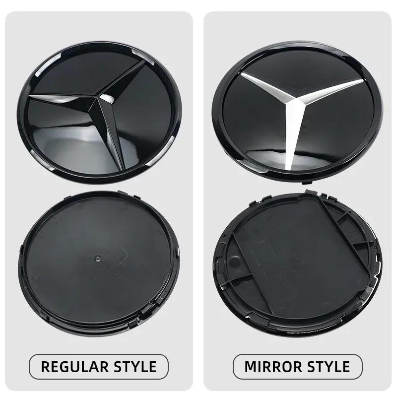 AABIC1 3D 188mm Front Grille Star Logo Emblem Badge For Mercedes-Benz C Class 2014-2018 GLC Car Emblems1