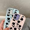 For Samsung A16 A15 A14 A13 S24 S23 Redmi 13C Note 13 12 11 Pro iPhone 16 15 Flowers Pattern Soft Silicone Candy Color Phone Case