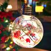 Рождественское украшение LED световые шары мягкое окружающее свечение небьющийся ПВХ праздничные огни праздничный светящийся шар