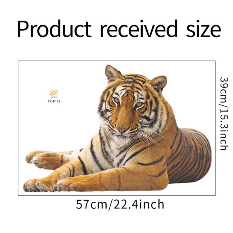 3d стикер стены тигра водостойкие съемные наклейки на стены обои для детской гостиной спальни