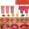 Juice Glossy Lip Oil Set, 6 Colors of Hydrating Fruit-Flavored Lip Gloss, Non-Sticky with Natural Moisturizing Ingredients