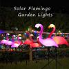 Flamingo Solar Garden Lights Outdoor Decor Waterproof Lawn Light Pathways Patio Decoration Stake Lights Holiday Supplies