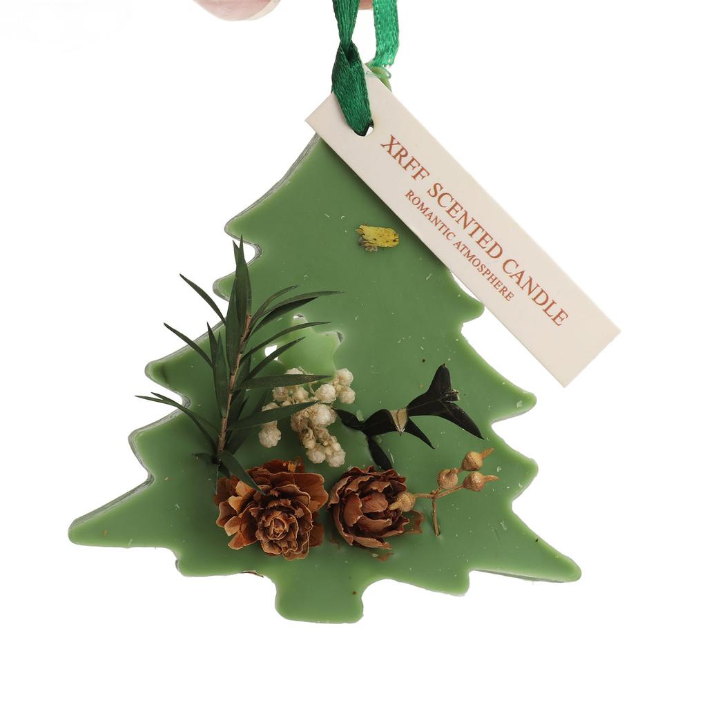 3 шт. Ароматизированное восковое саше для подвешивания в форме рождественской елки, долговечная ароматерапевтическая восковая таблетка с цветочным ароматом для шкафа, гардероба, спальни