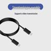 Быстрозарядный удлинительный кабель USB 3.1 Type-C (Папа-Папа, 9-жильный)
