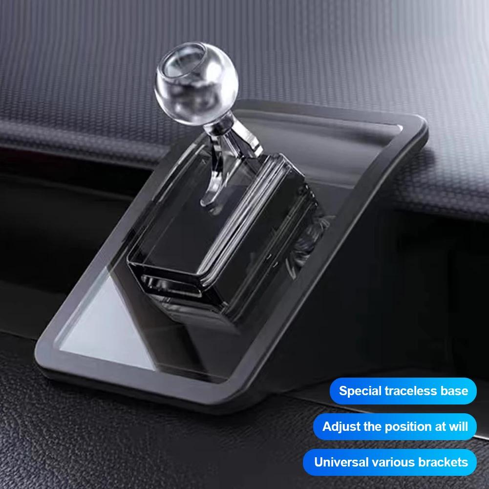Основание автомобильного кронштейна 17 мм для Tesla Model 3 Highland Model Y Juniper Launch Мягкий клей Гибкий Подвижный Вращение на 360 градусов