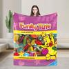 Пледы с конфетами Haribo Теплые Новинка Плюшевое Постельное Белье Пледы для Дивана Кровати Декоративные Фланелевые Покрывала Покрывало на Кровать