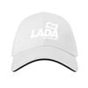 Lada Autosport с логотипом-флагом белая Бейсболка Альпинизм Рыболовная кепка Бренд Мужская кепка Смешные шляпы Женские Мужские