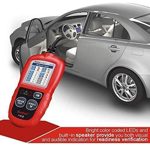 Autel - Outils de Diagnostic Auto OBDII Lecteur de Code avec Menu en Français Lecture et Effacement des Codes d'Erreur Scanner