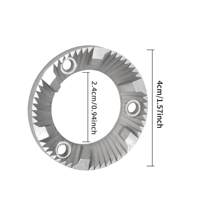 Набор из 2 прецизионно спроектированных 40-мм кофейных жерновов, конструкция из нержавеющей стали, эффективность резки, снижение нагрева