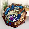 Зонт "My Little Pony Витражное Окно" Милый Зонт с Милым Дизайном, Портативный Компактный 3-складной Зонт для Мужчин и Женщин, S355