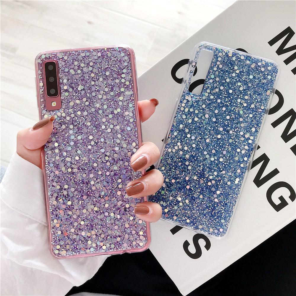 Роскошный чехол со стразами и блестками для Samsung Galaxy A52 A12 A72 A51 A71 A50 A41 S21 Ultra 5G S20 FE S10 Plus A 70 Мягкий силиконовый чехол