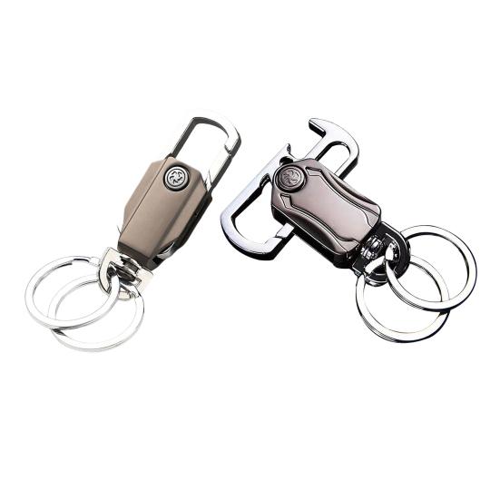 Key Organizer Heavy Duty Multifunctional Keychain Carabiner Clip Bottle Opener Portable Lightweight Fidget Spinner