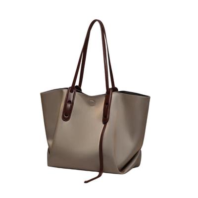 Women's Large Capacity Tote Bag, Handbag, Shoulder Bag, Travel Bag, Apricot Color
