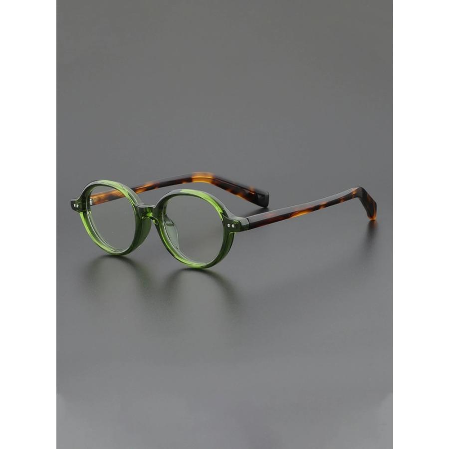 Овальные очки для женщин ретро ацетат винтажные очки оправа оптические круглые мужские женские коричневые зеленые прозрачные линзы унисекс