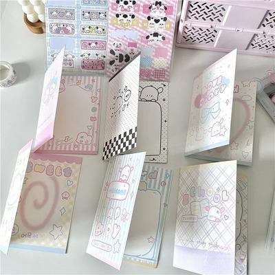 30 шт. корейских INS Kawaii Candy Puppy складная задняя открытка Kpop Idol 3-дюймовая фотокарточка DIY декоративная упаковка оставить сообщение фиксированный картон